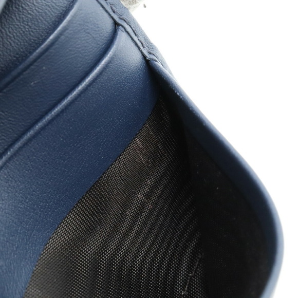 Gucci GG Marmont Denim Leather Bifold Wallet Light Blue - Picture 7 of 8